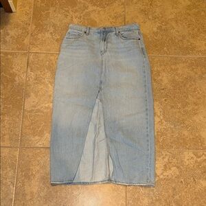 Old Navy Light Blue Denim Skirt
